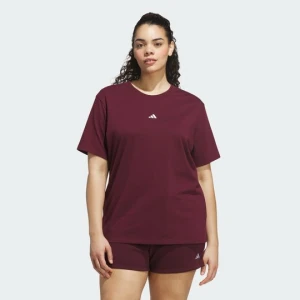 Koszulka ESSENTIALS SMALL LOGO Adidas bordowy