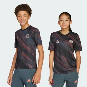 Koszulka FC Bayern 25 / 26 Pre-Match Kids Adidas czarny