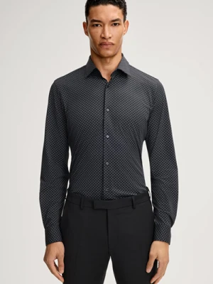 Koszulka funkcjonalna Pit w czarnym wzorze Joop