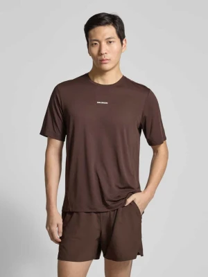 Koszulka funkcyjna z logo i okrągłym dekoltem Model 'Kout' Salomon