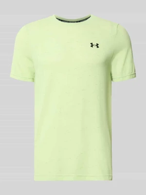 Koszulka funkcyjna z logo model 'Vanish Seamless Novelty' Under Armour Neonowy zielony