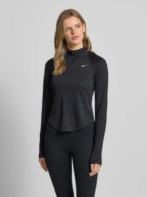Koszulka funkcyjna z zamkiem błyskawicznym i logo model „Tempo” Nike Training