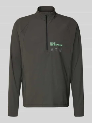 Koszulka funkcyjna ze stójką i zamkiem błyskawicznym model 'AIR' Halo