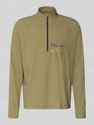 Koszulka funkcyjna ze stójką i zamkiem błyskawicznym model 'AIR' Halo