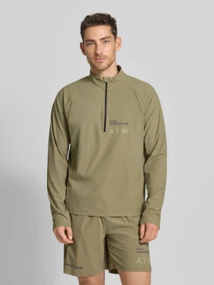 Koszulka funkcyjna ze stójką i zamkiem błyskawicznym model 'AIR' Halo