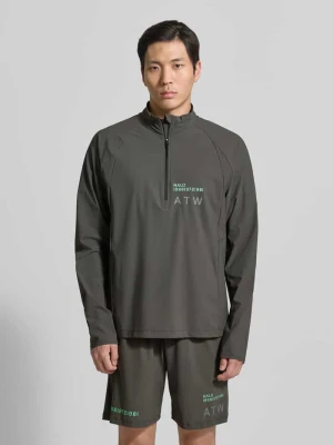 Koszulka funkcyjna ze stójką i zamkiem błyskawicznym model 'AIR' Halo