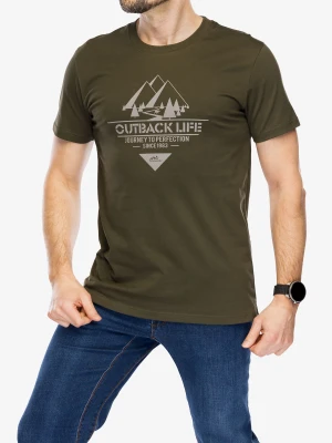 Koszulka Helikon-Tex T-Shirt Outback Life - taiga green