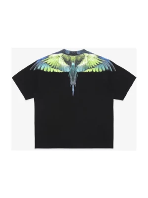 Koszulka Icon Wings Czarno-zielona Marcelo Burlon