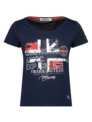 Geographical Norway Koszulka "Jarry" w kolorze granatowym rozmiar: S