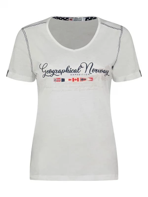 Geographical Norway Koszulka "Jeanne" w kolorze białym rozmiar: L