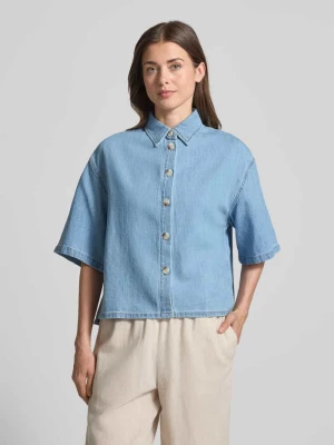 Koszulka jeansowa o kroju relaxed fit z czystej bawełny s.Oliver RED LABEL