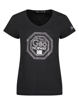 Geographical Norway Koszulka "Jocto" w kolorze czarnym rozmiar: L