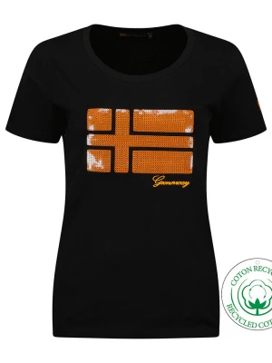 Geographical Norway Koszulka "Jonquille" w kolorze czarnym rozmiar: L