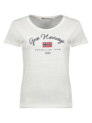 Geographical Norway Koszulka "Jopera" w kolorze białym rozmiar: XXL