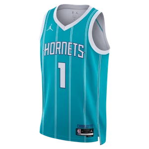 Koszulka męska Jordan Dri-FIT NBA Swingman Charlotte Hornets Icon Edition 2022/23 - Niebieski