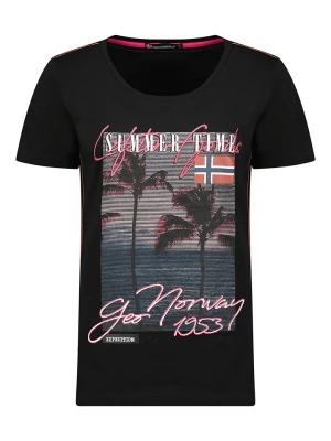 Geographical Norway Koszulka "Jorgina" w kolorze czarnym rozmiar: XL