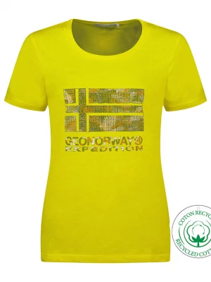Geographical Norway Koszulka "Jwild" w kolorze żółtym rozmiar: XL