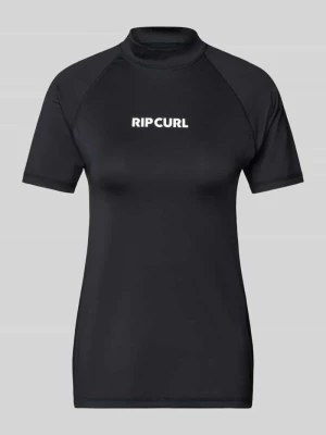 Koszulka kąpielowa ze stójką i nadrukiem z logo Rip Curl