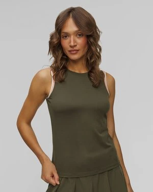 Koszulka Khaki Damska Varley Arton Performance Tank