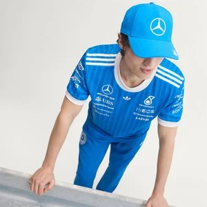 KOSZULKA KIEROWCY MERCEDES - AMG PETRONAS FORMULA 1 TEAM BLUE WONDER AUTHENTIC Adidas