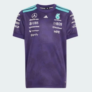 KOSZULKA KIEROWCY MERCEDES - AMG PETRONAS FORMULA 1 TEAM VANDA BLOOM Adidas Dark Purple
