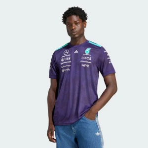 KOSZULKA KIEROWCY MERCEDES-AMG PETRONAS FORMULA 1 TEAM VANDA BLOOM Adidas Dark Purple