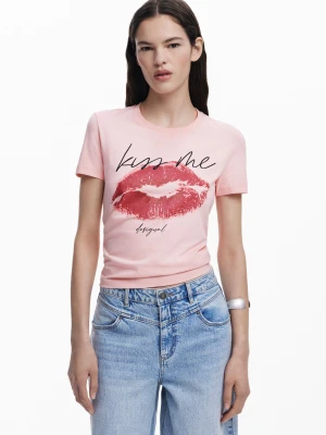 Koszulka "Kiss Me" Desigual