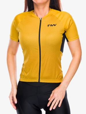 Koszulka kolarska damska Northwave Force Evo Jersey Short Sleeve - ochre