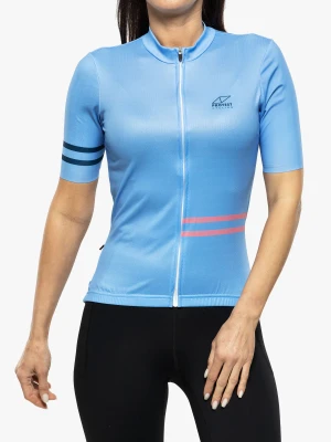 Koszulka kolarska damska Protest Prtciclovia Cycling Jersey Short Sleeve - havasu blue