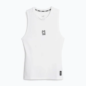 Koszulka koszykarska męska PUMA Hoops Team Slvs Baselayer puma white