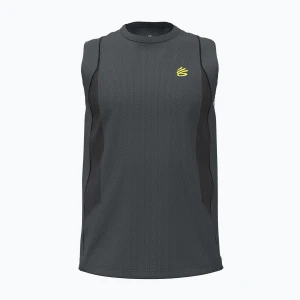 Koszulka koszykarska męska Under Armour Curry Training Tank lumin yellow Zielony