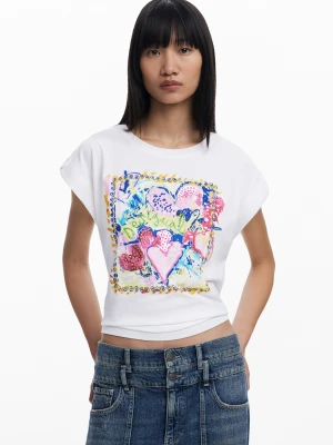 Koszulka kwadrat Art Desigual