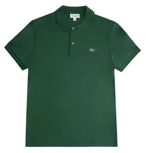 Koszulka Lacoste Cotton Shirt Regular Fit DH2050-132 - zielona