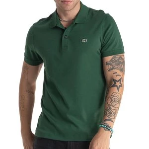 Koszulka Lacoste Cotton Shirt Regular Fit DH2050-132 - zielona