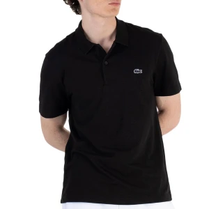 Koszulka męska Lacoste Regular Fit Cotton Blend Polo DH5522-031 - czarna