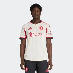 Koszulka Liverpool FC 25 / 26 Away Authentic Adidas Wonder White