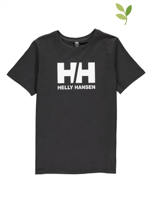 Helly Hansen Koszulka "Logo" w kolorze antracytowym rozmiar: 176