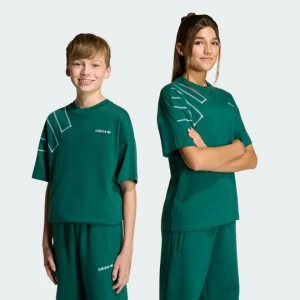 KOSZULKA LOOSE BLOCKED Adidas Collegiate Green