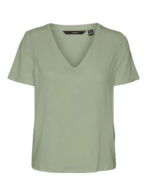 Vero Moda Koszulka "Marijune" w kolorze zielonym rozmiar: XS