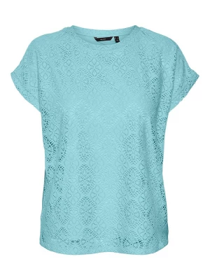 Vero Moda Koszulka "Maya" w kolorze błękitnym rozmiar: XS