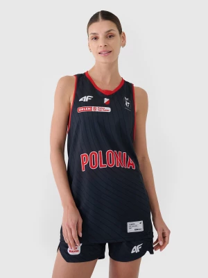 4F Koszulka meczowa replika wyjazdowa z sezonu 2024/25 damska 4F x Polonia Warszawa - multikolor S