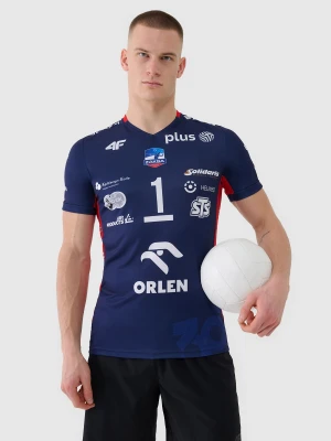 4F Koszulka meczowa replika wyjazdowa z sezonu 2024/25 męska 4F x Zaksa Kędzierzyn Koźle - Kurek - multikolor S