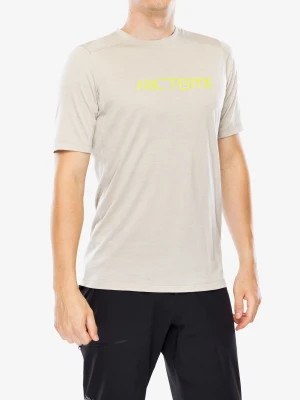 Koszulka merino Arcteryx Ionia Merino Wool ArcWord Logo SS - rune/euphoria