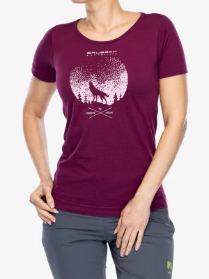 Koszulka merino damska Brubeck Outdoor Wool Pro T-Shirt - plum/wolf