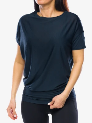 Koszulka merino damska Super.natural Yoga Loose Tee - blueberry