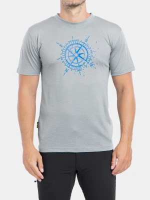 Koszulka merino Sensor Merino Active PT Tee S/S - grey compass