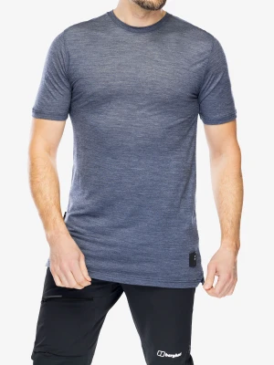 Koszulka merino Sensor Merino Lite Tee SS - mottled blue