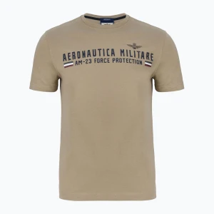 Koszulka męska Aeronautica Militare Heritage dune beige