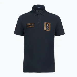 Koszulka męska Aeronautica Militare PO1927UP00191 Polo blu navy