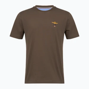 Koszulka męska Aeronautica Militare TS1580UJ00372 chestnut brown